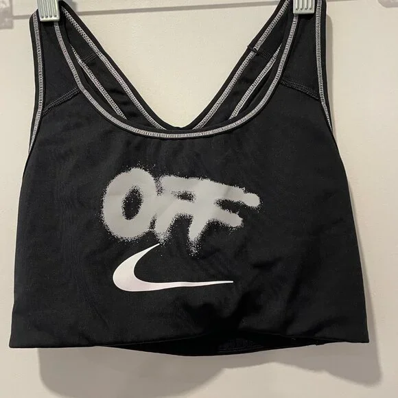 NIKE X OFF WHITE NRG WOMEN SPORTS BRA SIZE - S - Picture 3 of 6
